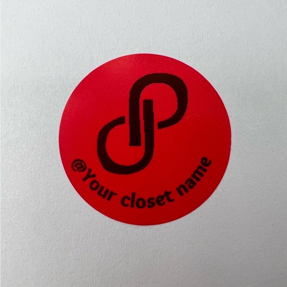 100 pcs poshmark stickers 2in| Custom stickers round stickers packaging - Picture 3 of 3